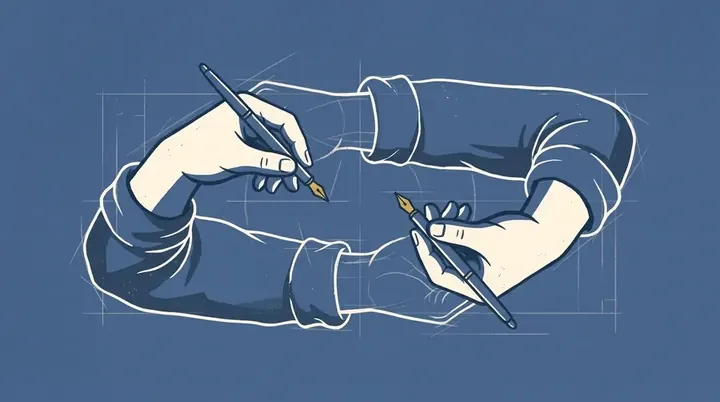Illustration for Strange Loops, Core Four